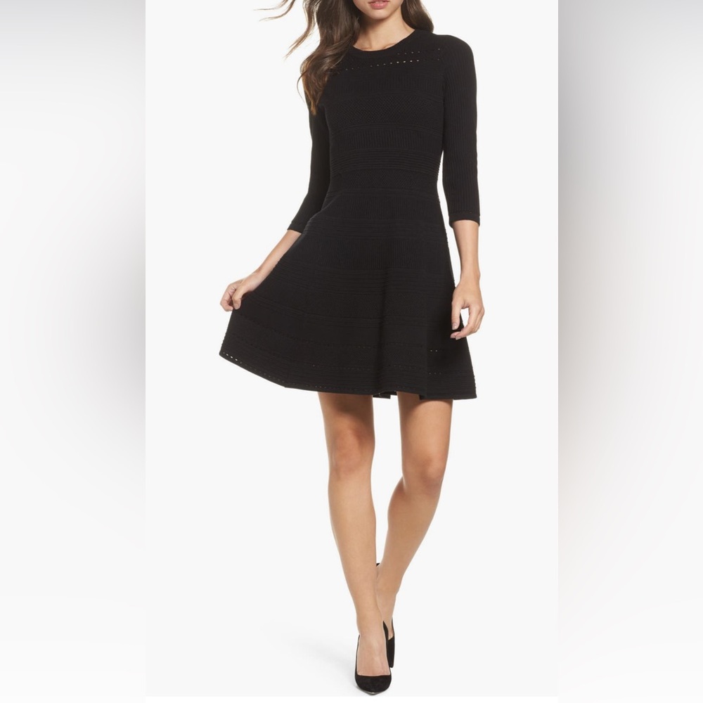 Eliza J • Fit & Flare Sweater Dress